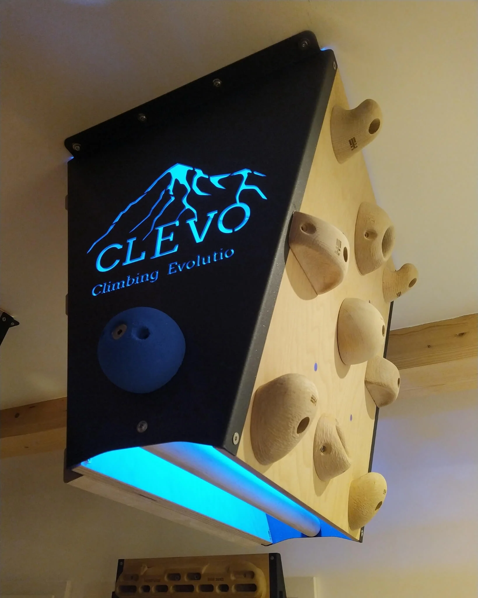 CLEVO L: Deckenbefestigung Campusboard, Klettergriffe und Klimmzugstange - Image 8