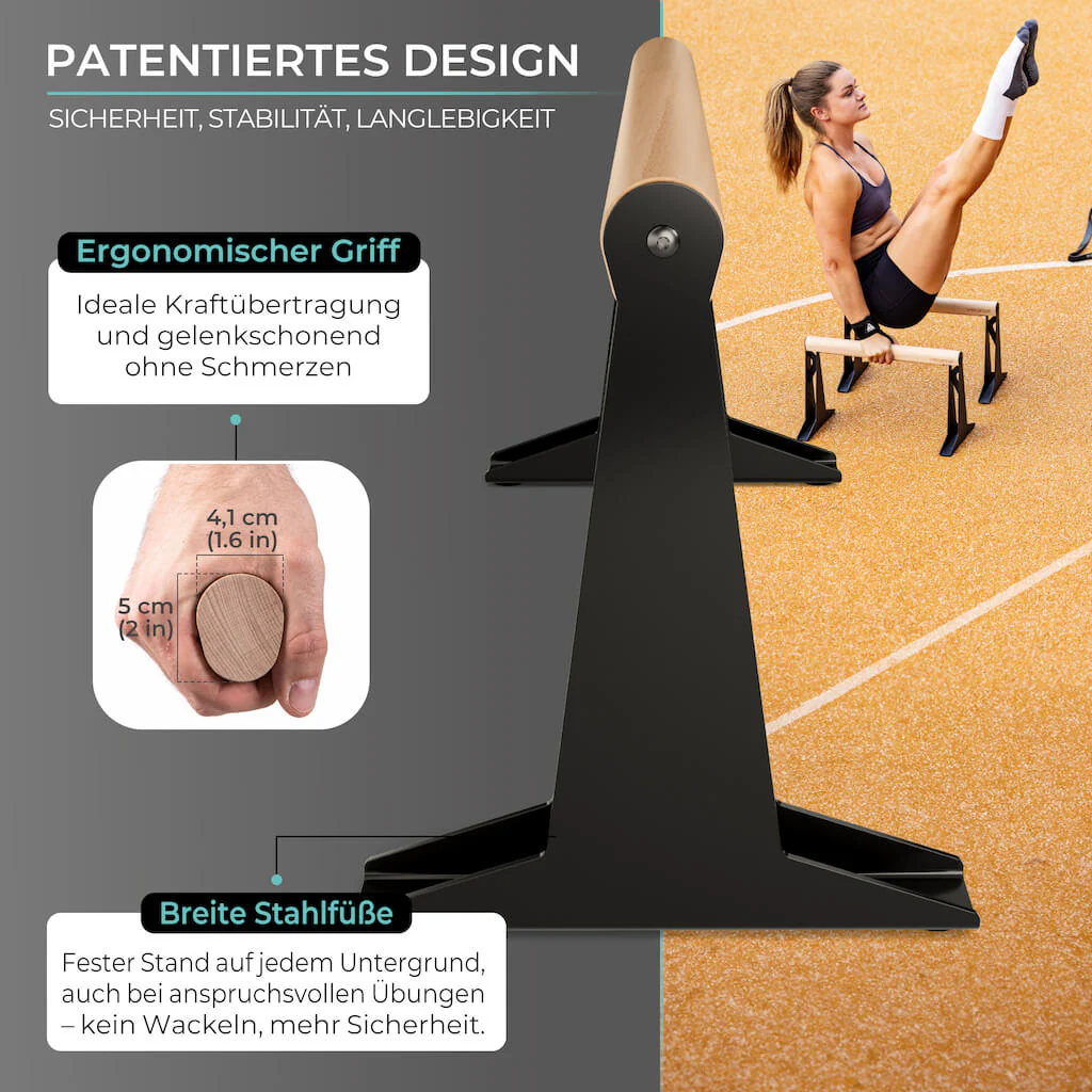 Minibarren aus Holz mit ergonomischem Griff, low oder medium Ausführung - Image 3